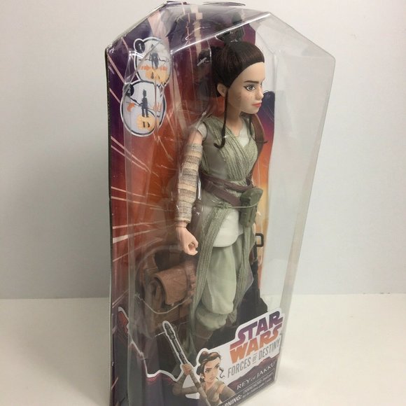 Star Wars Forces Of Destiny Rey Of Jakku 11" Doll Action Figure Hasbro Disney - Picture 9 of 12